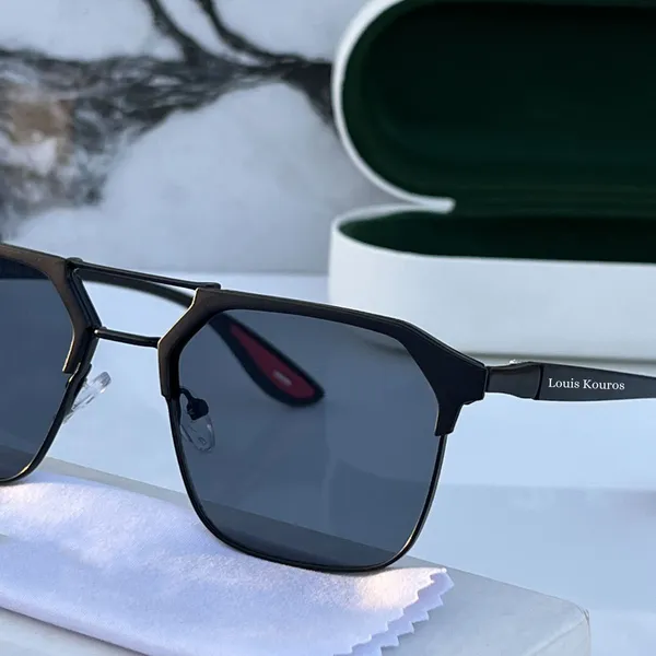 LOUIS_KOUROS__Black_Milano_Polarized_Lens,_UV_Protection,_Night_Vision,_Rectangular,_Square,_Retro_Square,_Wayfarer_Sunglasses_(55)__(For_Men_&_Women,_Black)