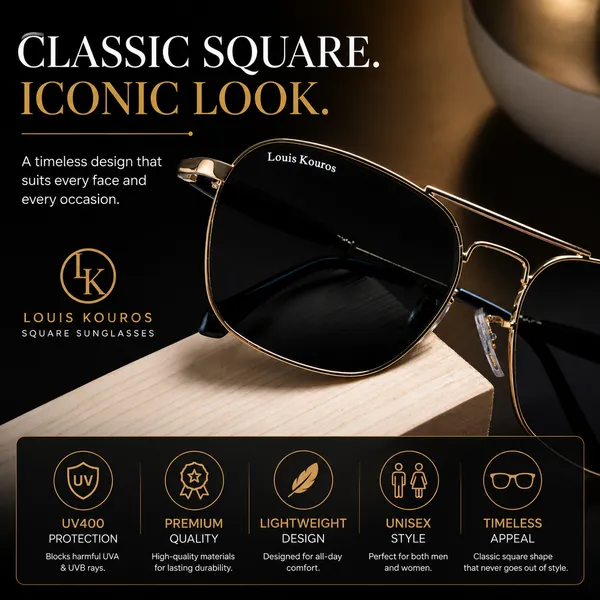 LOUIS_KOUROS_Black_Tigor_Mirrored,_Night_Vision,_Toughened_Glass_Lens,_UV_Protection_Rectangular,_Wayfarer,_Retro_Square_Sunglasses_(57)_(For_Men_&_Women,_Black)
