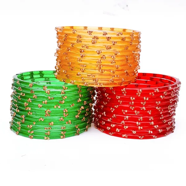 Laal_Amrood_Glass_Bangles_Set_For_Women_&_Girls_|_Stylish_&_Glossy_Finished_Glass_Bangles_|_Zircon_Stone_Women's_Bangles_|_Daily_Use/Office/Wedding_Bangles_-_Set_of_36