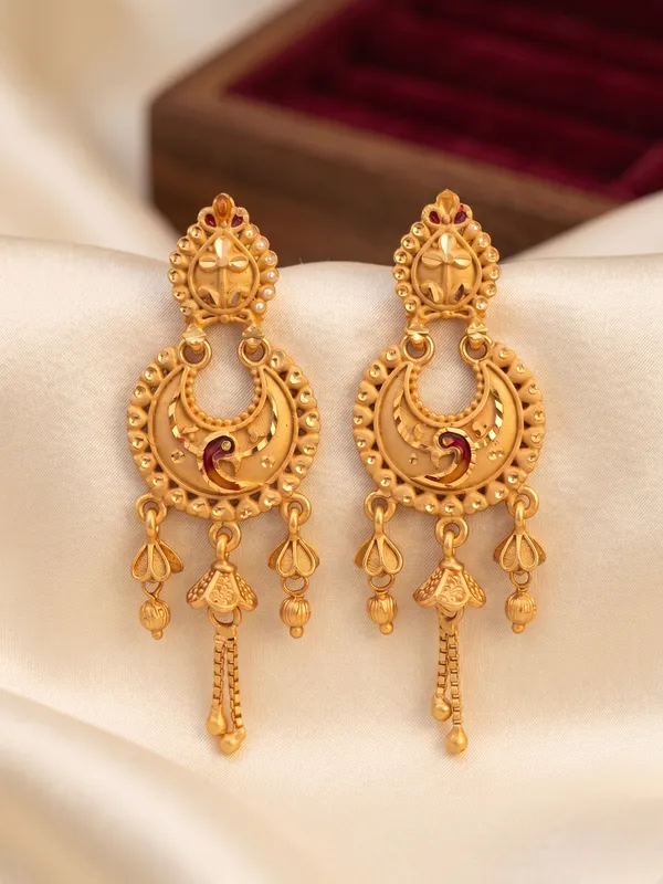 1gm_Gold_Plated_Peacock_Chandbali_Earrings_|_Vihal_Jewellery