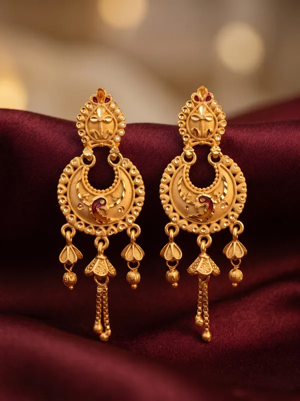 1gm_Gold_Plated_Peacock_Chandbali_Earrings_|_Vihal_Jewellery