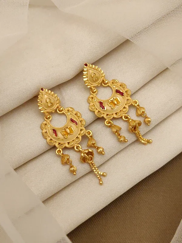 1gm_Gold_Plated_Traditional_Chandbali_Earrings_|_Vihal_Jewellery