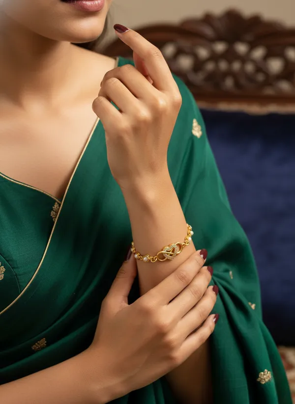 Diamond_Flower_Pearl_Bracelet_with_Heart_&_Infinity_Pendant