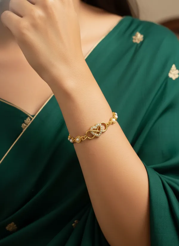 Diamond_Flower_Pearl_Bracelet_with_Heart_&_Infinity_Pendant