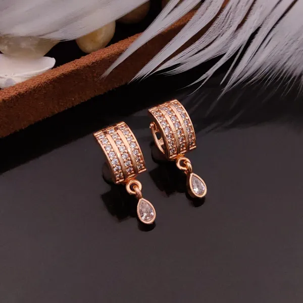 Rose_Gold_plated_Bali_Earrings_combo_of_3_Pairs
