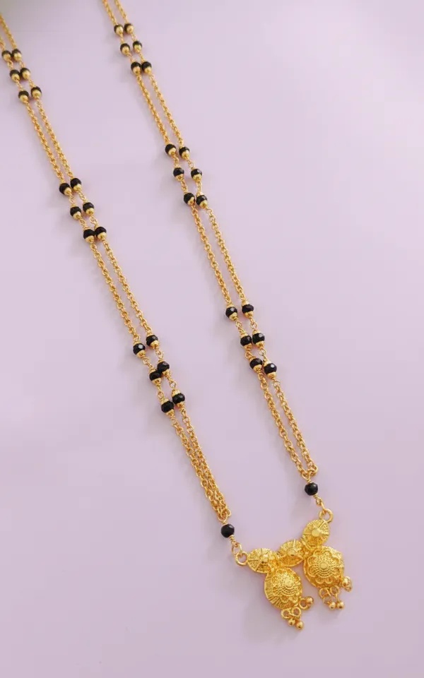Antique_Finish_Gold-Plated_Double_Layer_Filigree_Necklace