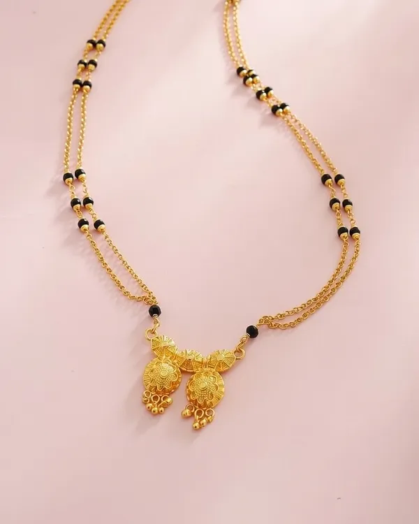 Antique_Finish_Gold-Plated_Double_Layer_Filigree_Necklace