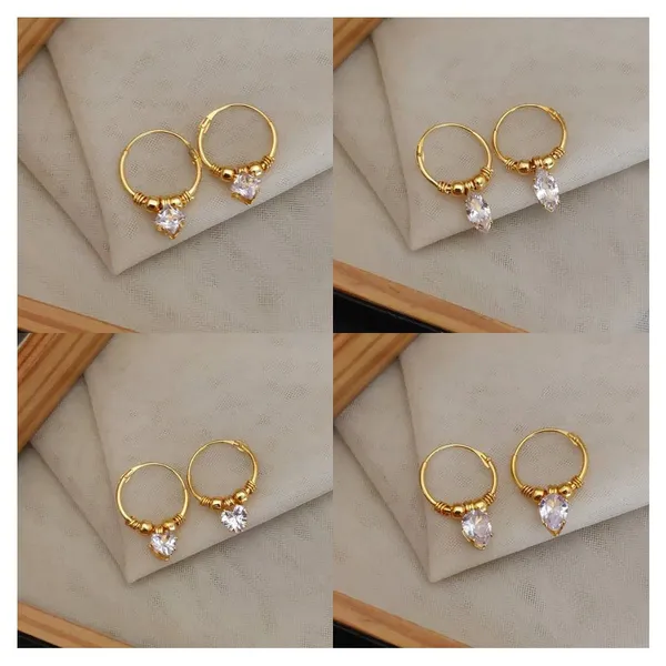 Assorted_White_CZ_Drop_Hoop_Earrings_Set_(Set_of_4_Pairs)