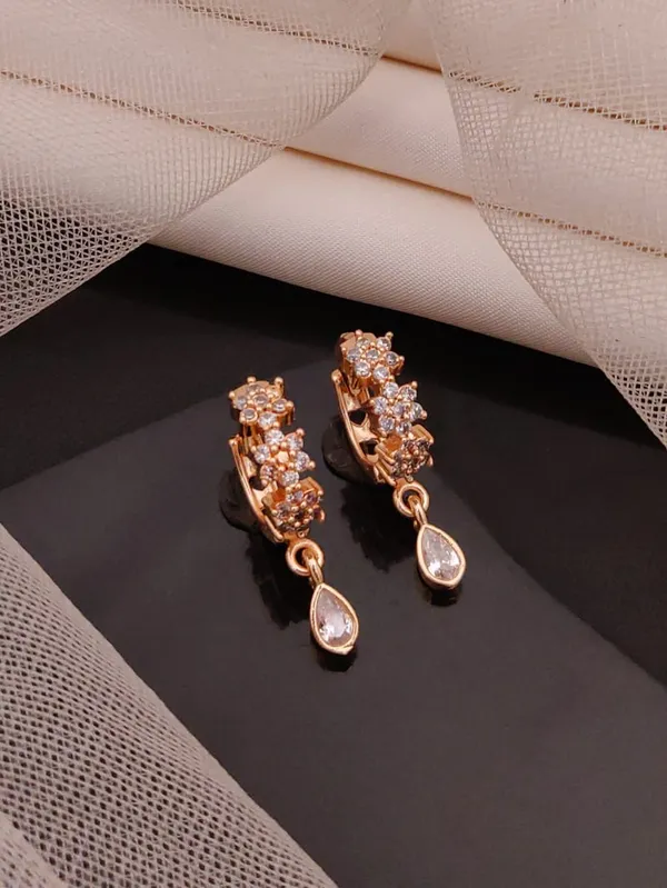 Rose_Gold_plated_Bali_Earrings_combo_of_2_Pairs