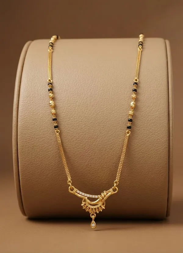 Classic_Arched_Temple-Style_Gold-Plated_Mangalsutra