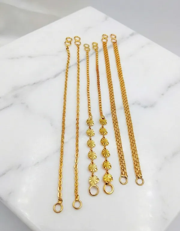 Collection_of_Elegant_Gold_Earring_Extensions_(Kaanchain)