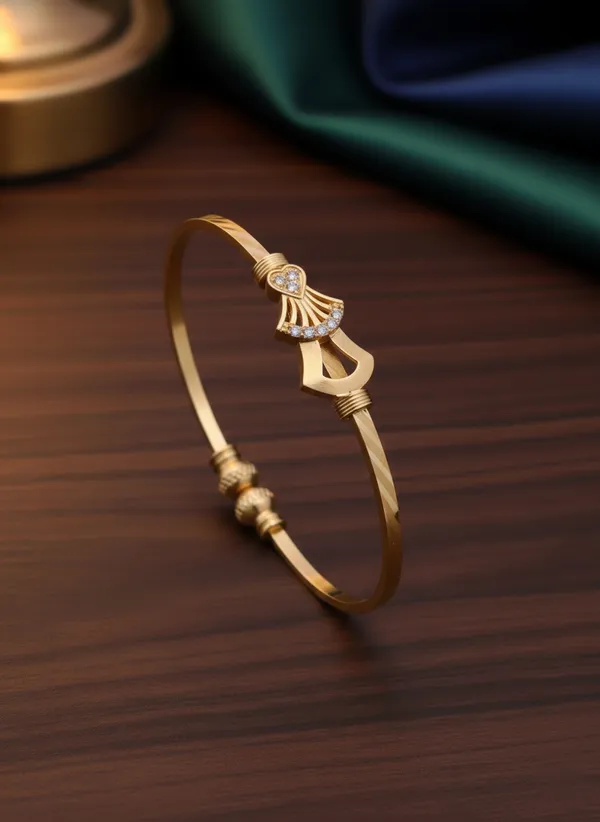 Contemporary_Gold_Open-Cuff_Kada_Bangle_with_Floral_Stone_Accents