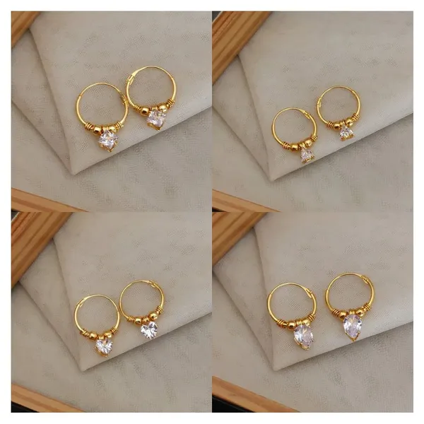 Dainty_Gold-Plated_Bali_Earrings_with_CZ_Solitaire_Drop