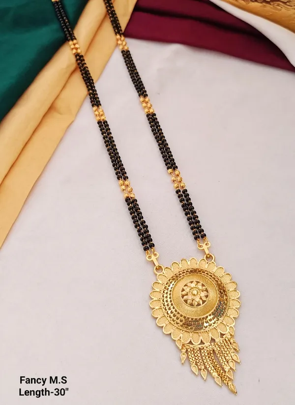 Designer_Fancy_Long_Length_Gold-Plated_Mangalsutra