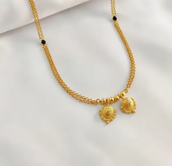 Elegant_Double-Layered_Gold-Plated_Wati_Necklace
