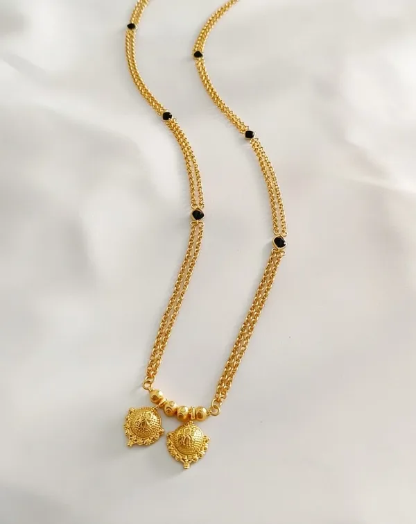 Elegant_Double-Layered_Gold-Plated_Wati_Necklace