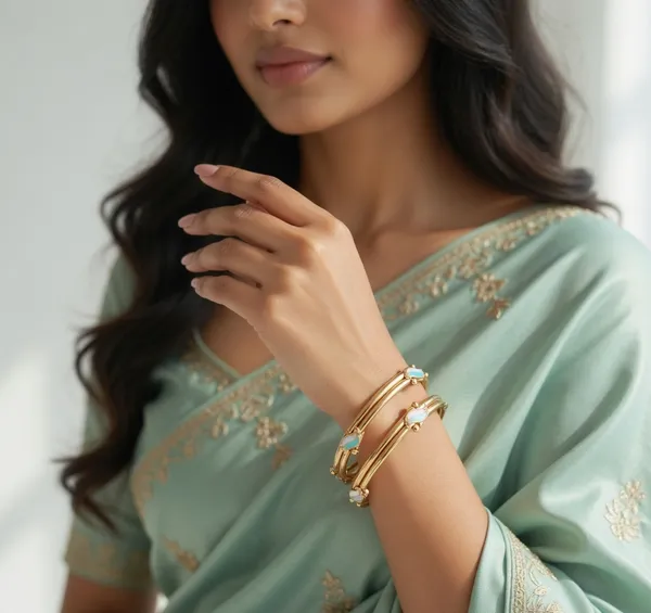 Elegant_Gold-Plated_Pastel_Enamel_Work_Bangles_-_Set_of_2