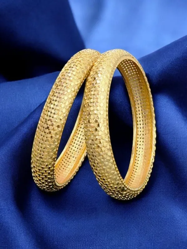Elegant_Textured_Gold_Plated_Bangle_Set_–_Traditional_Design