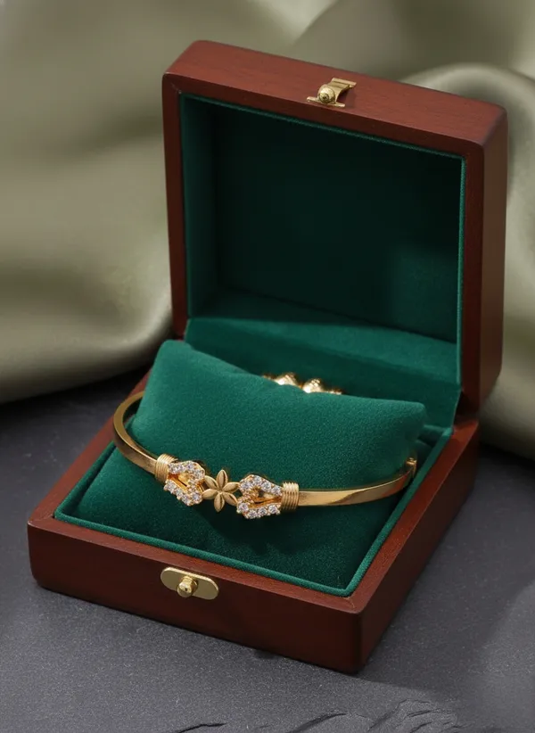 Elegant__Gold-Plated_Floral_Kada_Bracelet_with_Cubic_Zirconia_Accents