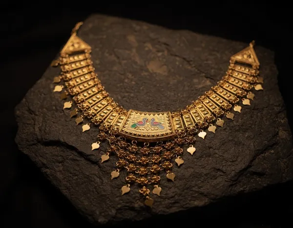 Exquisite_Peacock_Motif_Gold_Rani_Haar
