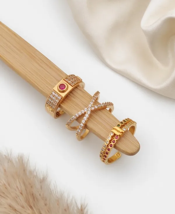 Gold-Plated_Adjustable_Ring_Combo_–_Set_of_3