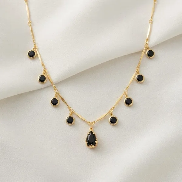 Gold_Plated_Black_Stone_Necklace_for_Women_|_Elegant_Black_Pendant_Necklace_|_Daily_Wear_&_Party_Wear_Jewellery