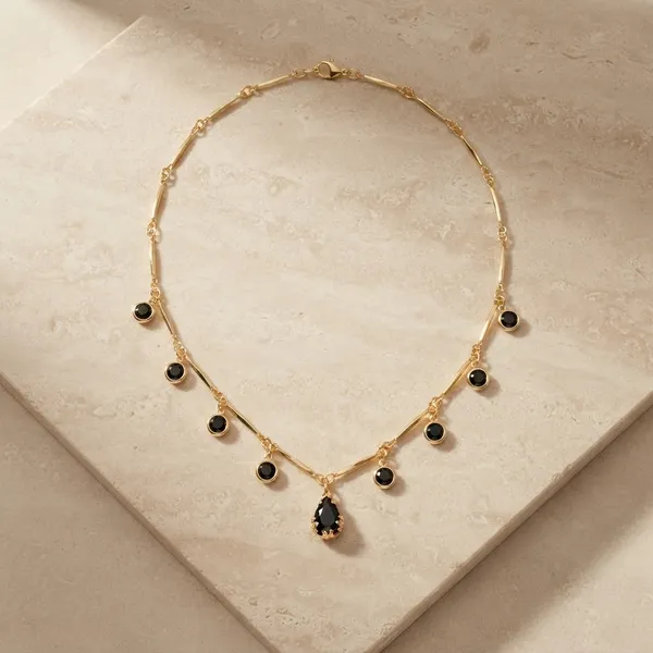 Gold_Plated_Black_Stone_Necklace_for_Women_|_Elegant_Black_Pendant_Necklace_|_Daily_Wear_&_Party_Wear_Jewellery