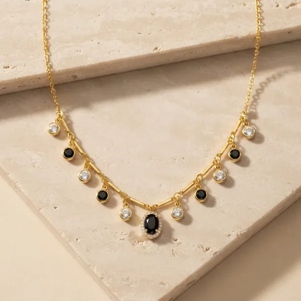 Gold_Plated_Black_Stone_Necklace_for_Women_|_Elegant_CZ_Pendant_Necklace_|_Traditional_&_Party_Wear_Jewellery