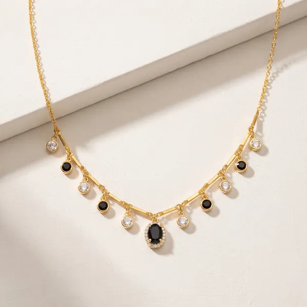 Gold_Plated_Black_Stone_Necklace_for_Women_|_Elegant_CZ_Pendant_Necklace_|_Traditional_&_Party_Wear_Jewellery