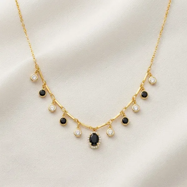 Gold_Plated_Black_Stone_Necklace_for_Women_|_Elegant_CZ_Pendant_Necklace_|_Traditional_&_Party_Wear_Jewellery