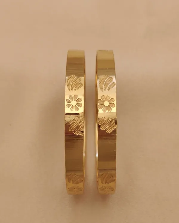 Gold-Plated_Floral_Embossed_Daily_Wear_Bangles_-_Set_of_2