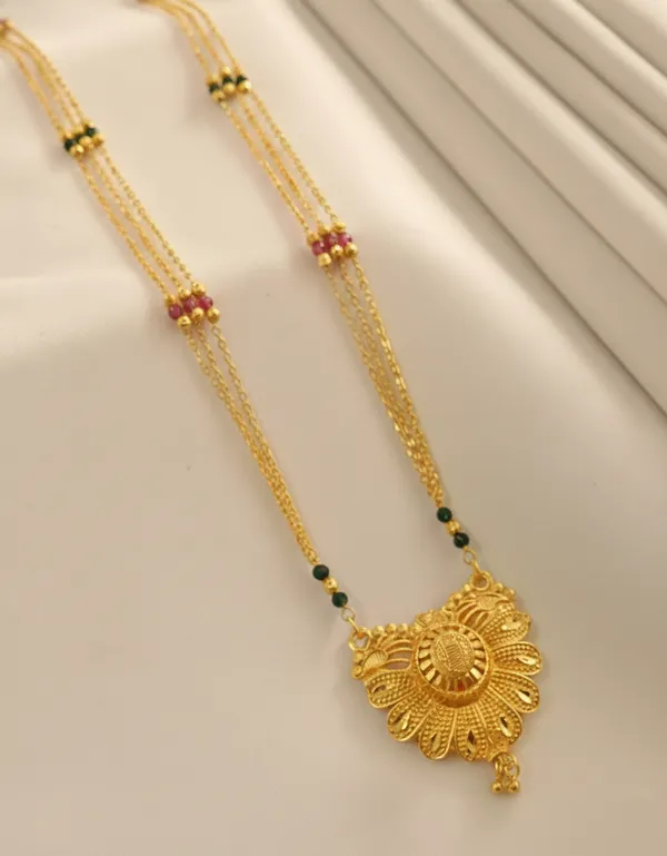 Gold_Plated_Long_Necklace_with_Floral_Filigree_Pendant