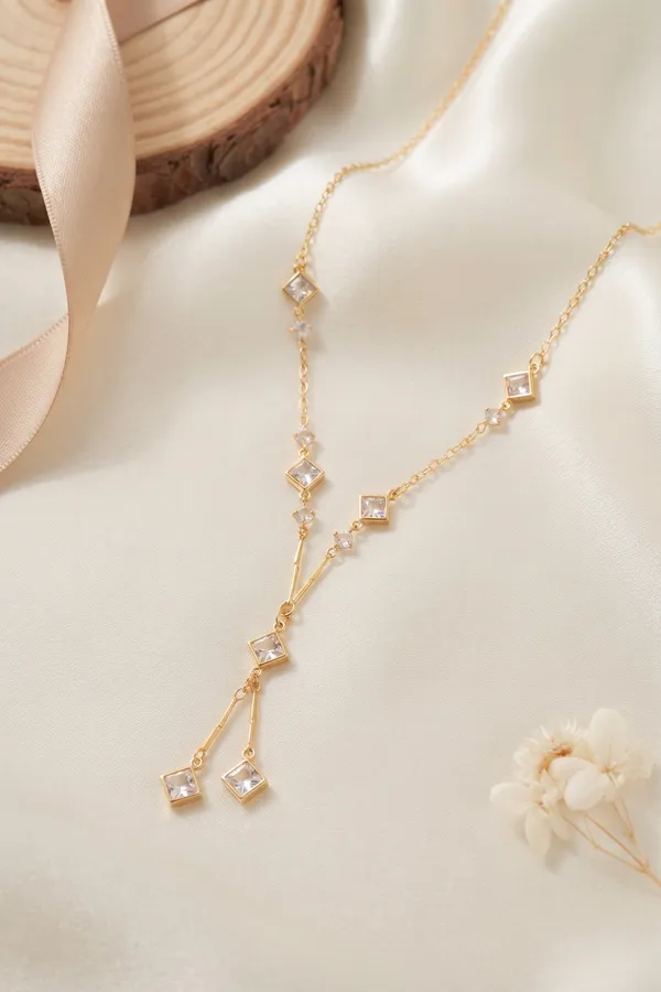 Gold_Plated_Necklace_&_Earrings_Combo_Set_for_Women_|_Elegant_CZ_Stone_Long_Necklace_Set_|_Party_Wear_&_Festive_Jewellery