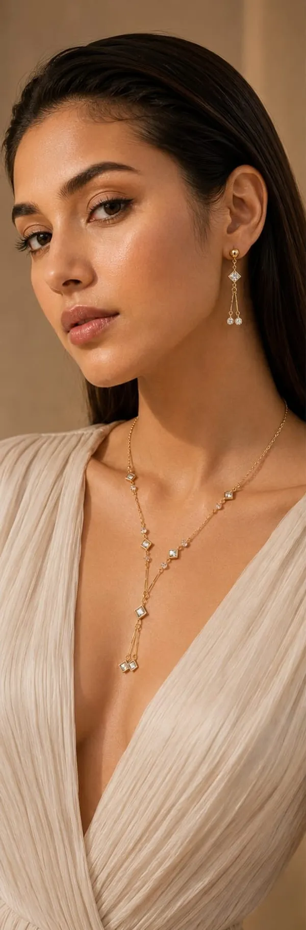 Gold_Plated_Necklace_&_Earrings_Combo_Set_for_Women_|_Elegant_CZ_Stone_Long_Necklace_Set_|_Party_Wear_&_Festive_Jewellery
