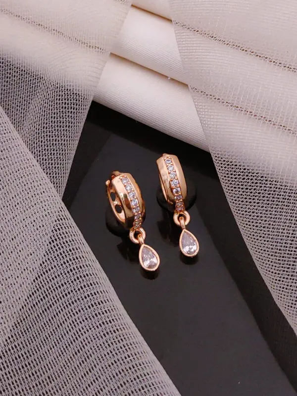 Rose_Gold_plated_Bali_Earrings_combo_of_2_Pairs