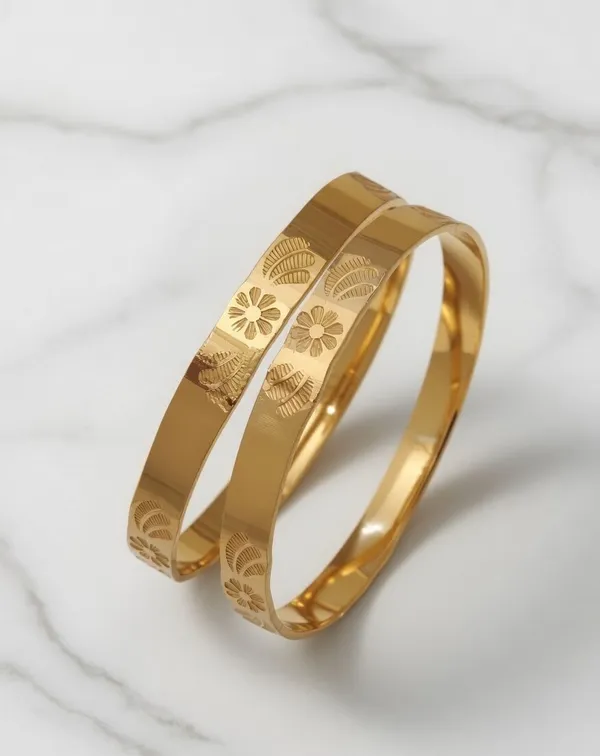 Gold-Plated_Floral_Embossed_Daily_Wear_Bangles_-_Set_of_2
