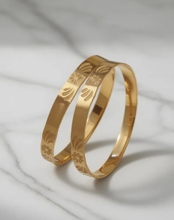 Gold-Plated_Floral_Embossed_Daily_Wear_Bangles_-_Set_of_2