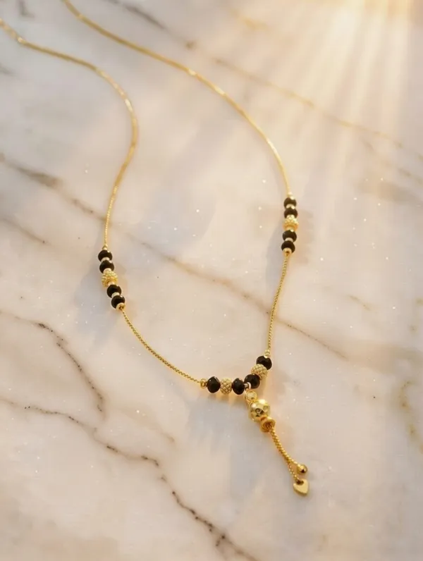 Modern_Traditional_Gold-Toned_Mangalsutra_Necklace