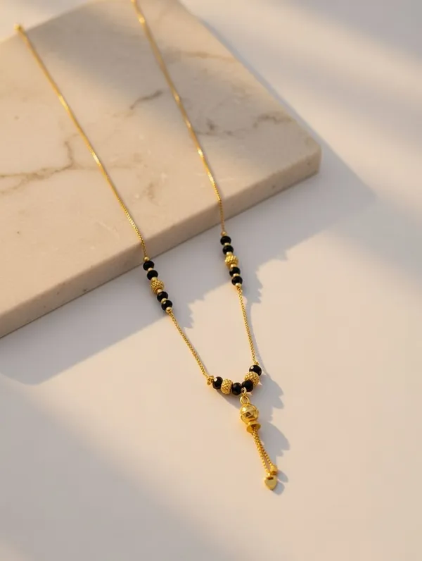 Modern_Traditional_Gold-Toned_Mangalsutra_Necklace