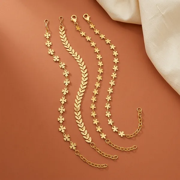 Nature-Inspired_Gold-Plated_Bracelet_Collection