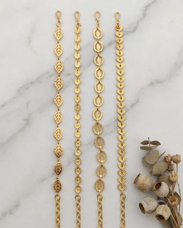 Nature-Inspired_Gold-Toned_Bracelet_Collection