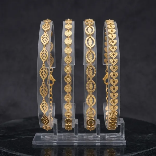 Nature-Inspired_Gold-Toned_Bracelet_Collection
