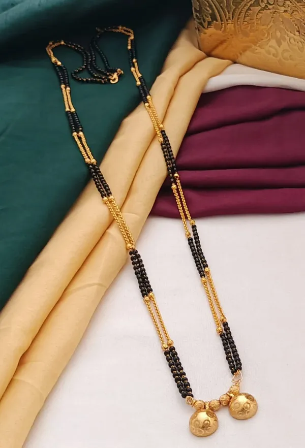 Long_36_Fancy_Traditional_Gold_&_Black_Bead_Designer_Mangalsutra_with_Dual_Pendant