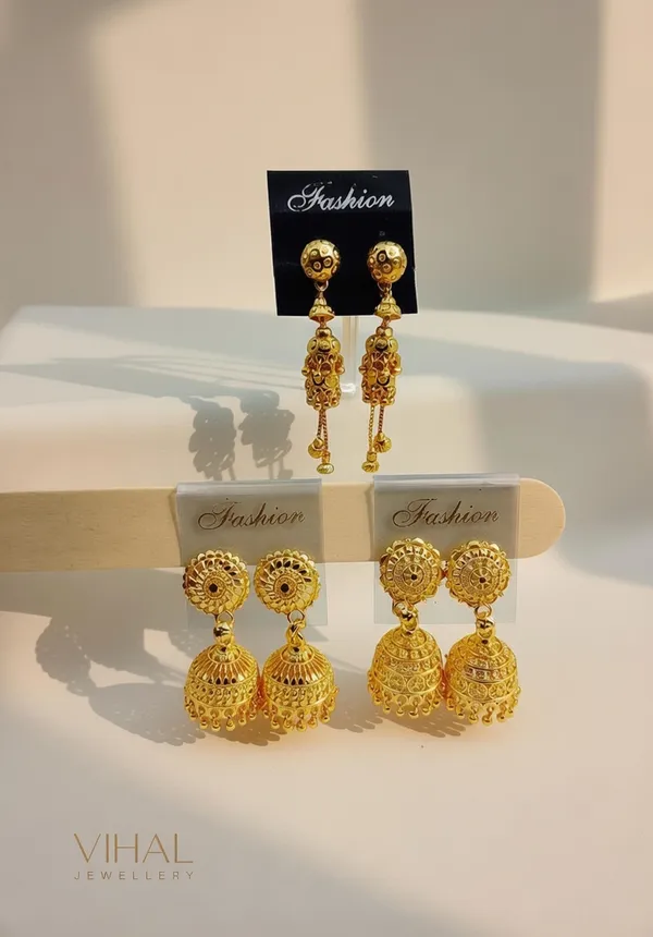Premium_Gold-Plated_Jhumka_&_Drop_Earring_Combo_|_Traditional_Indian_Jewelry_Set