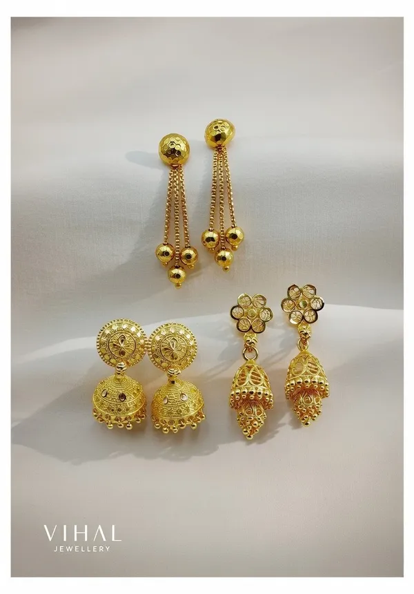 Premium_Gold-Plated_Traditional_Jhumka_and_Tassel_Earring_Combo_Set
