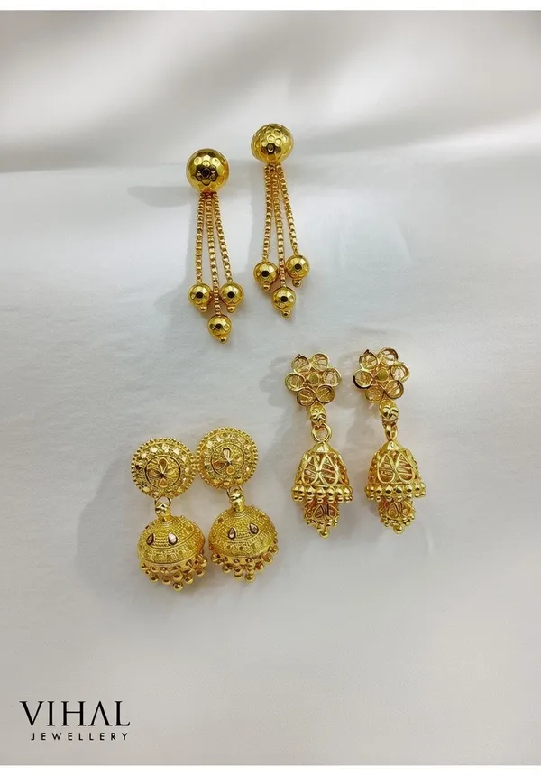Premium_Gold-Plated_Traditional_Jhumka_and_Tassel_Earring_Combo_Set