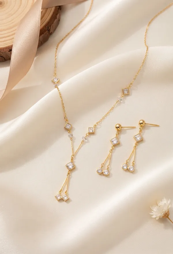 Raksha_Bandhan_Gift_Jewellery_Combo_Set_for_Sister_|_Gold_Plated_Necklace,_Bracelet_&_Earrings_Set_|_Elegant_Festive_Gift_for_Women_&_Girls_|_VIHAL_Jewellery