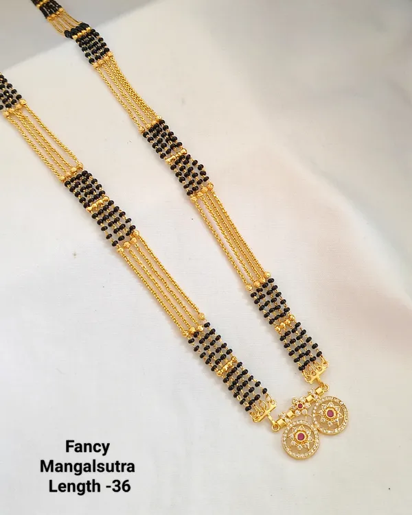 Smruti_High_Gold_Plated_Long_Mangalsutra