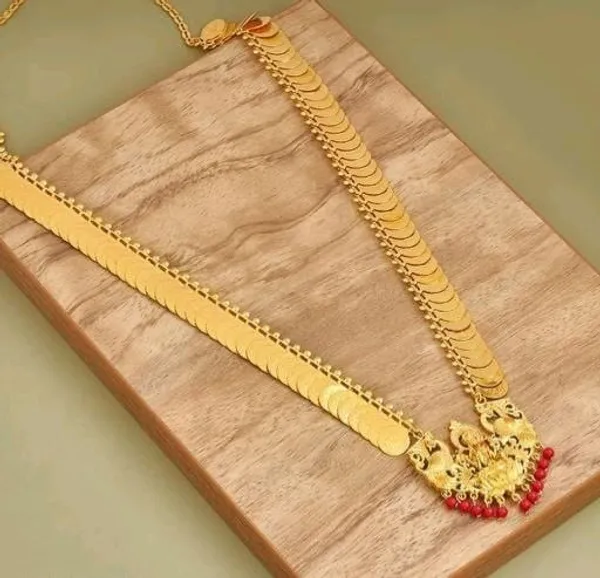 South_Indian_Gold_Plated_Lakshmi_Coin_Haram_with_Ruby_Accented_Peacock_Locket
