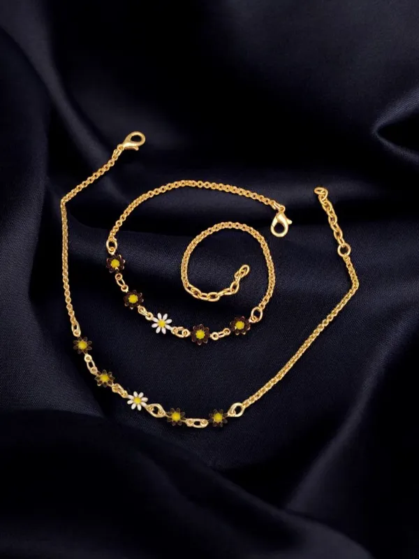 Sunshine_Daisy_Gold_Anklet_Set